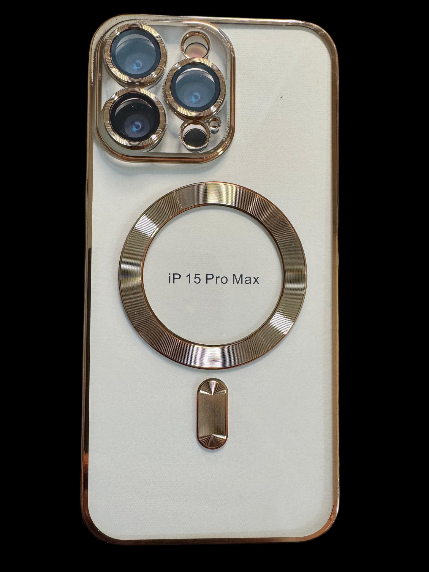 Gold/Clear Shockproof IPhone 15 pro max