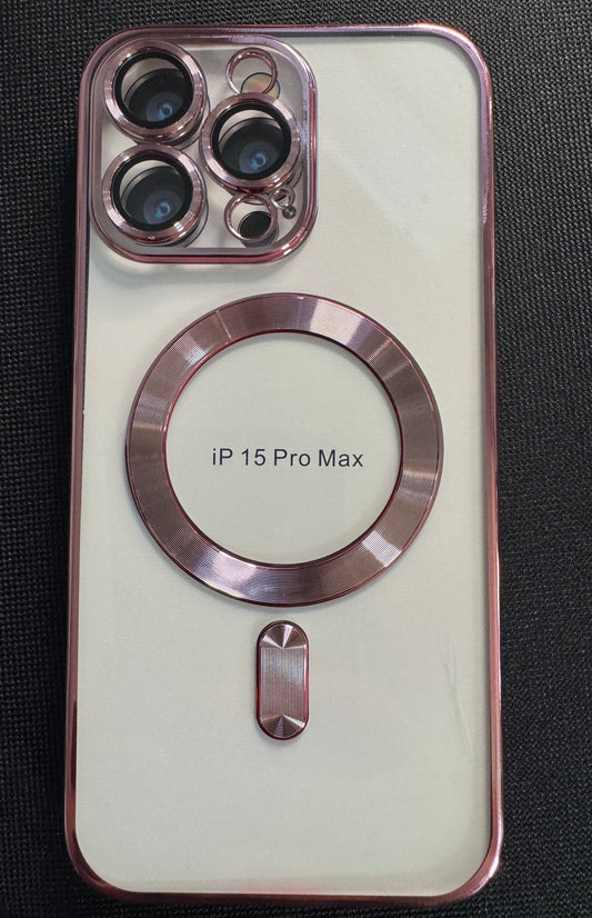 Pink Clear IPhone 15 pro max