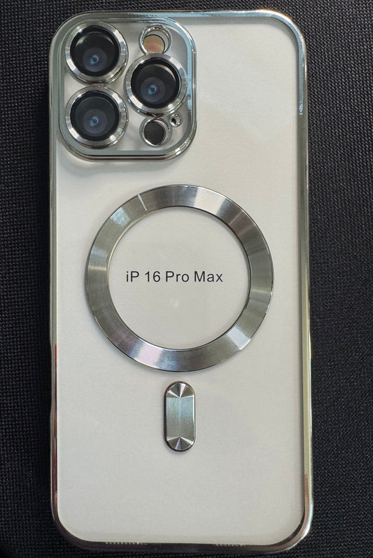 Silver/Clear IPhone 16 Pro Max