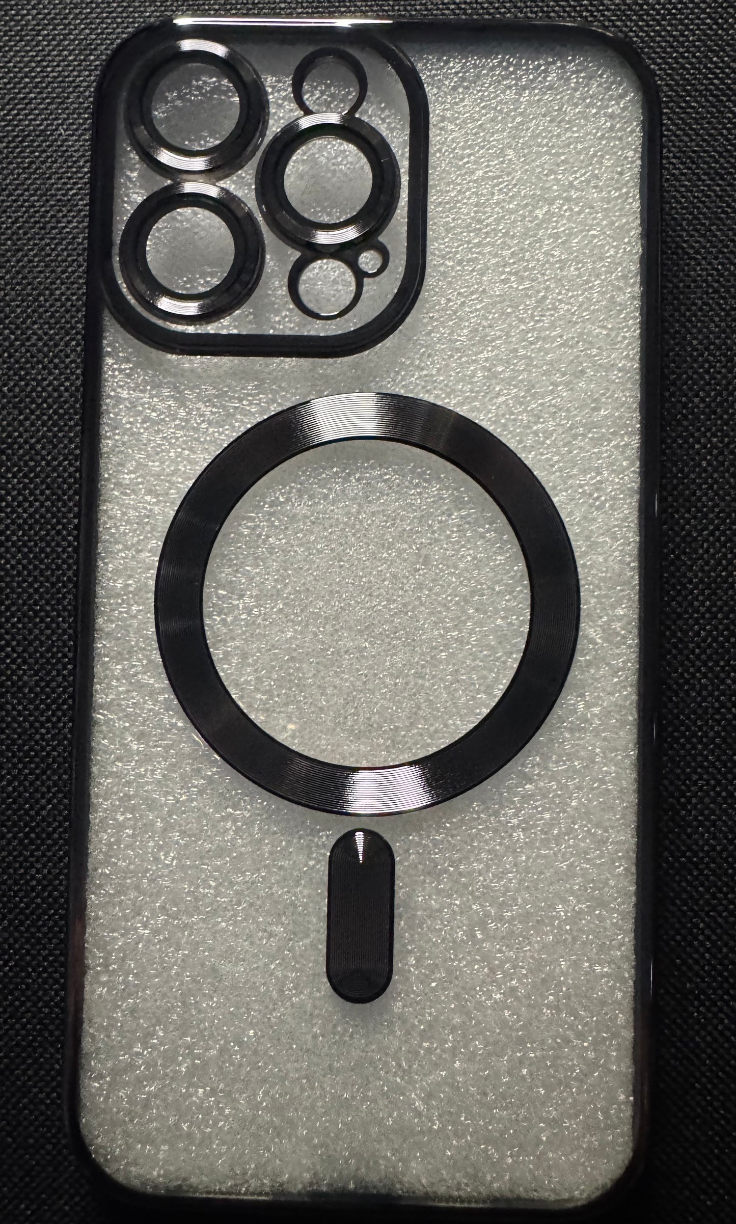 Black/Clear shockproof IPhone 15 pro max