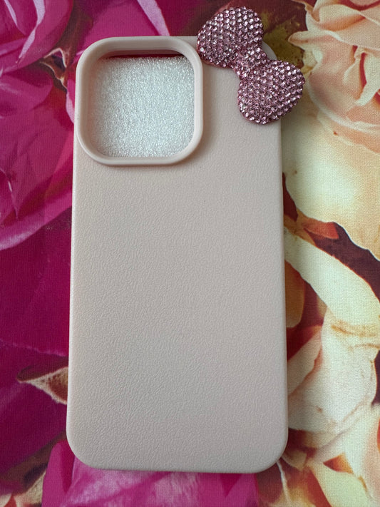 Pink Rhinestone Bow